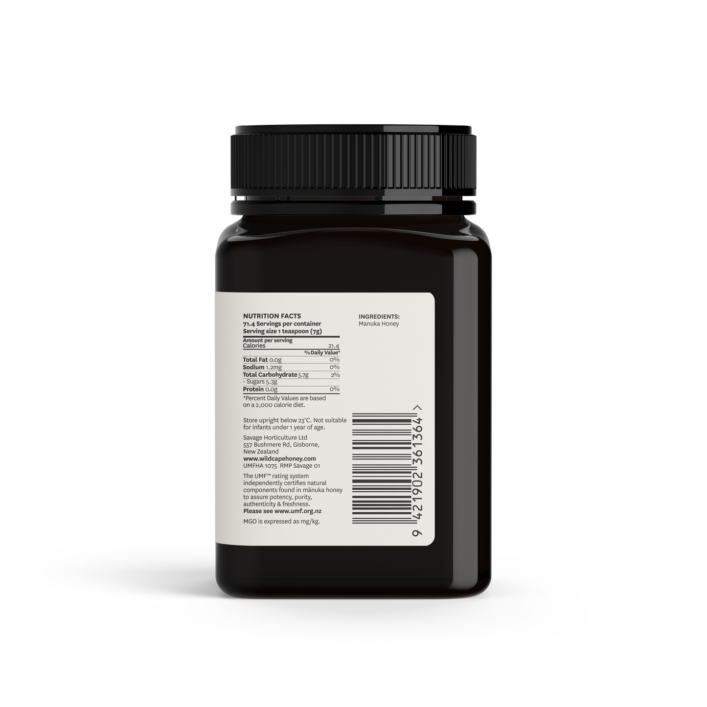 UMF™ 15+ / MGO 514 Manuka Honey